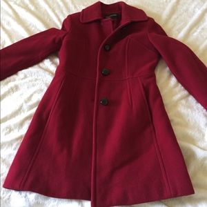 Red London Fog Petite XS peacoat